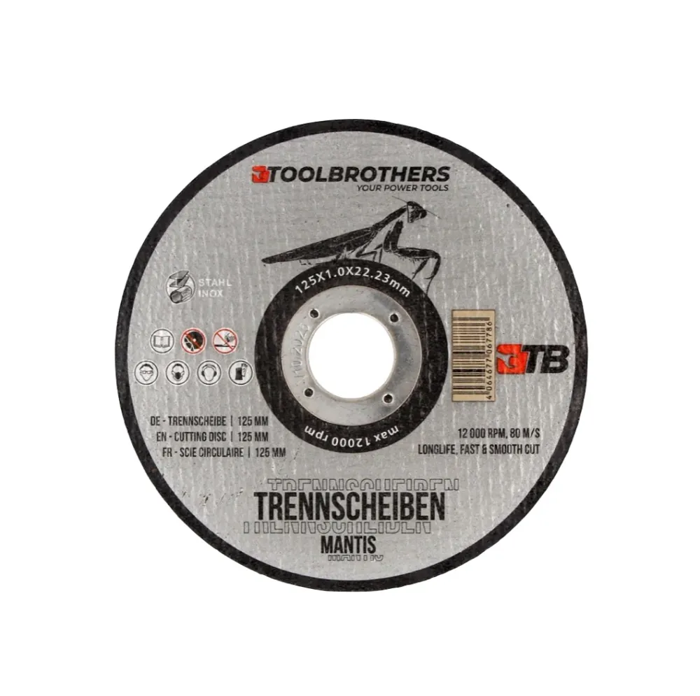 Metabo WE 15-125 Szybka szlifierka kątowa 1550 W 125 mm + 25x tarcza tnąca Toolbrothers MANTIS