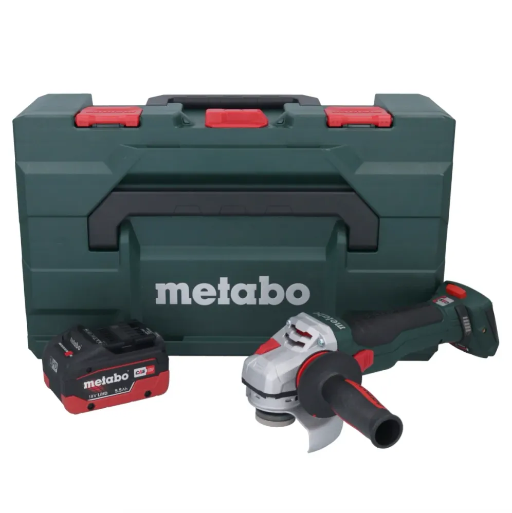 Metabo WB 18 LTX BL 15-125 Quick akumulatorowa szlifierka kątowa 18 V 125 mm bezszczotkowa + 1x akumulator 5,5 Ah + metaBO...