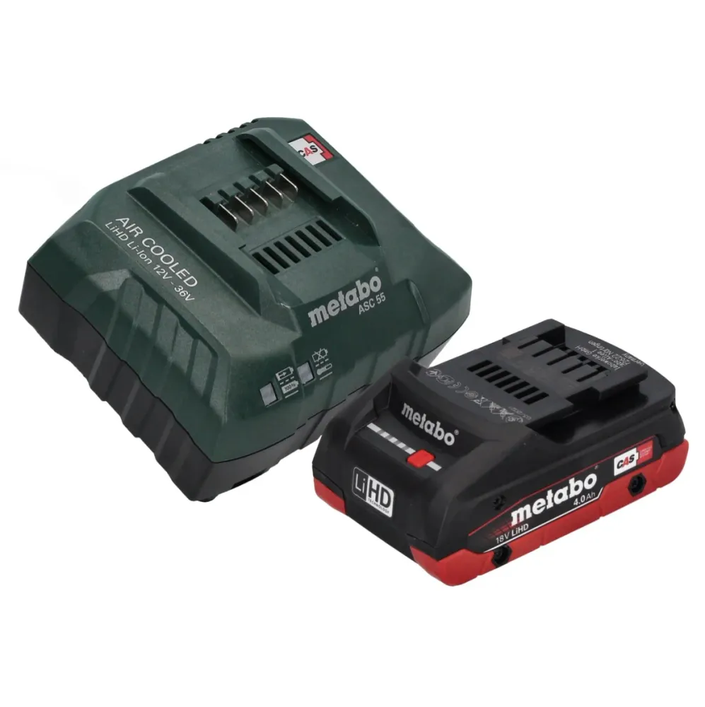 Metabo KH 18 LTX BL 28 Q Akumulatorowa wiertarko-wkrętarka udarowa 18 V 3 J SDS plus Brushless + 1x akumulator 4,0 Ah + ła...