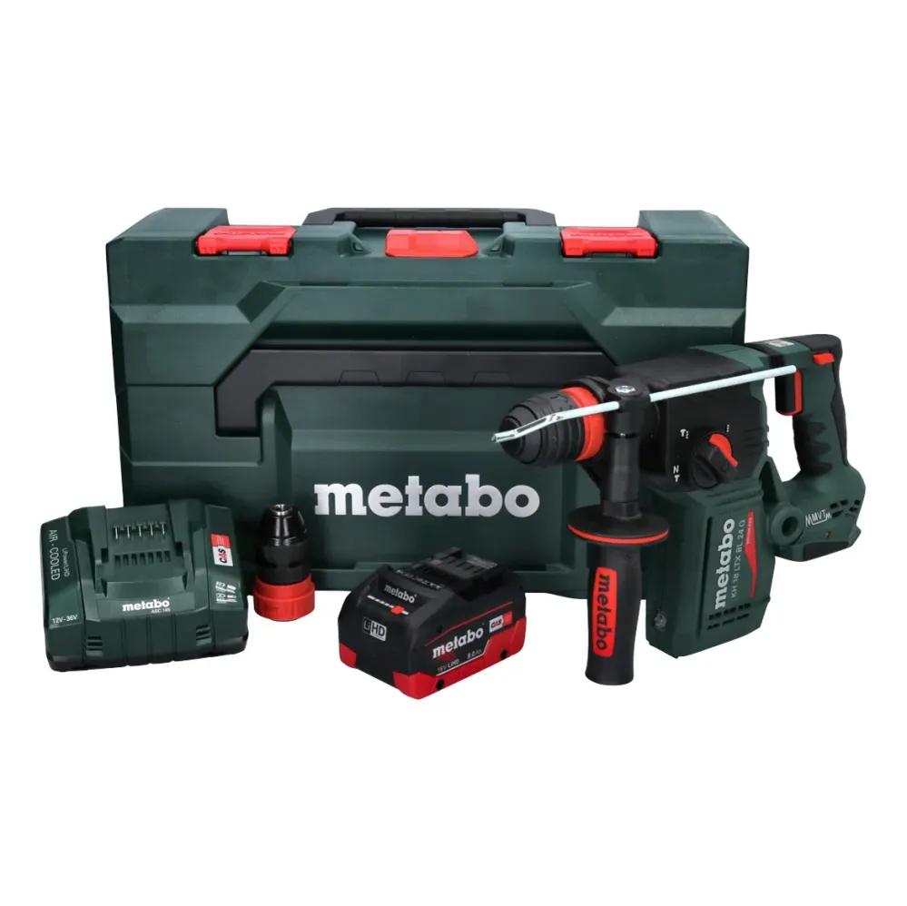 Metabo KH 18 LTX BL 24 Q Akumulatorowy kombimłot 18 V 2,2 J + 1x akumulator 8,0 Ah + ładowarka + metaBOX