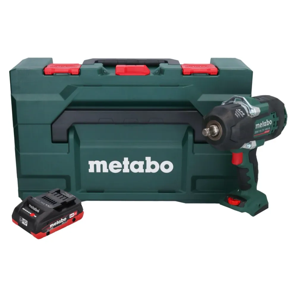 Metabo SSW 18 LTX 1450 BL akumulatorowy klucz udarowy 18 V 1450 Nm bezszczotkowy + 1x akumulator 4,0 Ah + metaBOX - bez ła...
