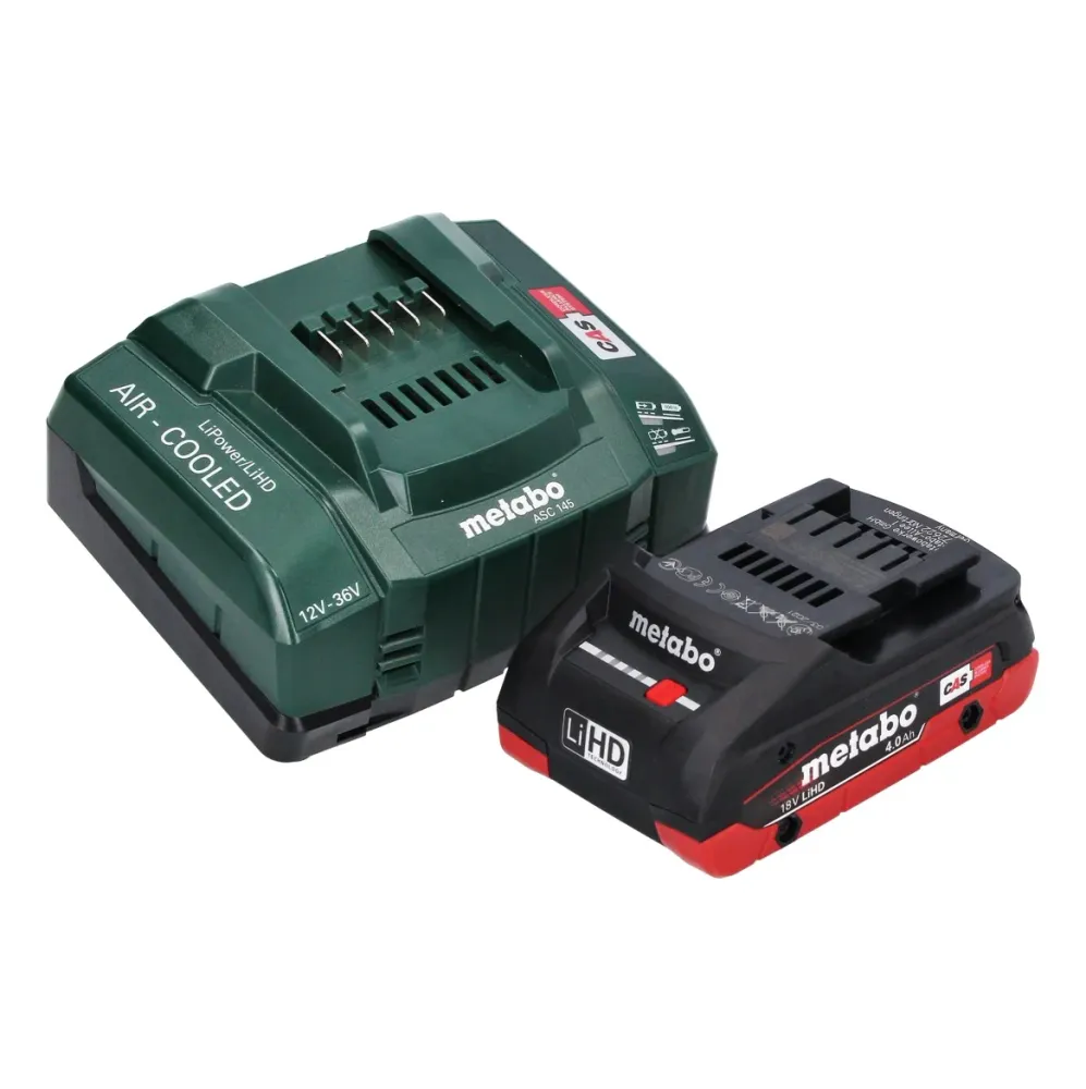 Metabo SSW 18 LTX 1450 BL akumulatorowy klucz udarowy 18 V 1450 Nm bezszczotkowy + 1x akumulator 4,0 Ah + ładowarka + metaBOX