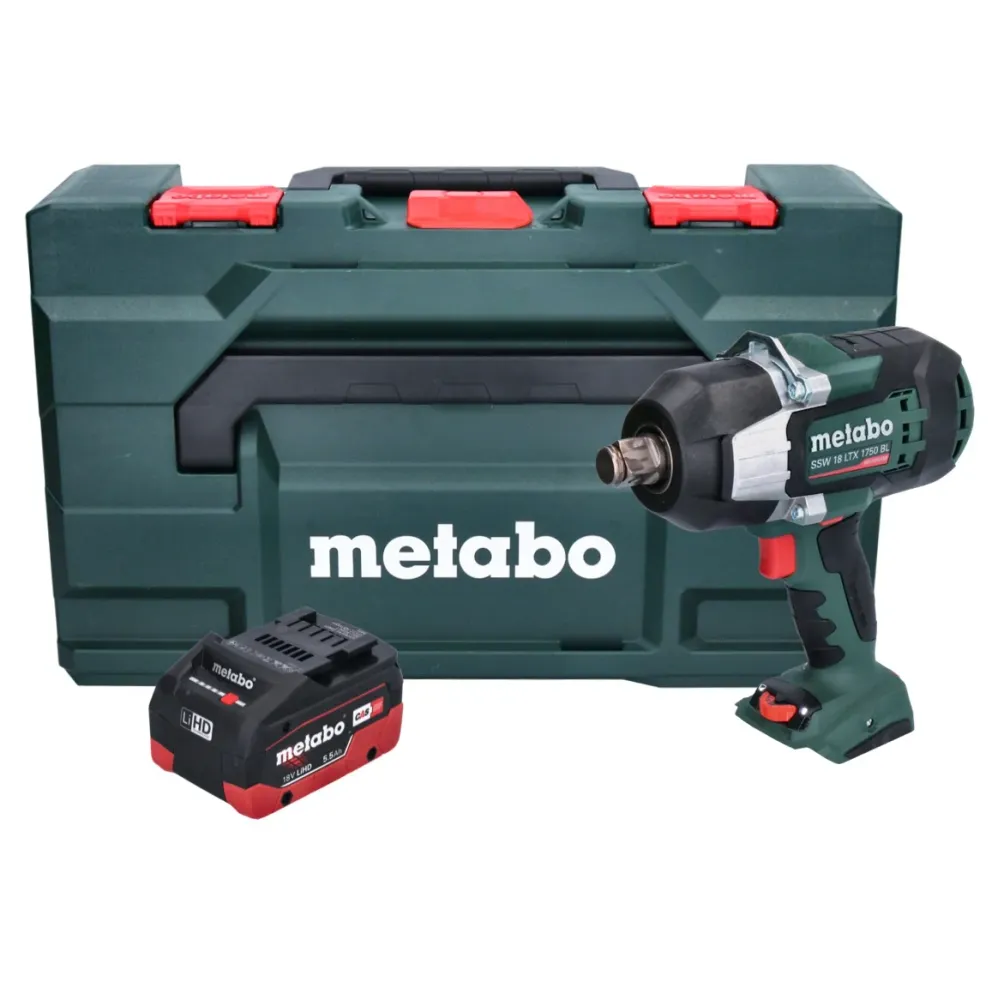Metabo SSW 18 LTX 1750 BL akumulatorowy klucz udarowy 18 V 1750 Nm 3/4" bezszczotkowy + 1x akumulator 5,5 Ah + metaBOX - b...