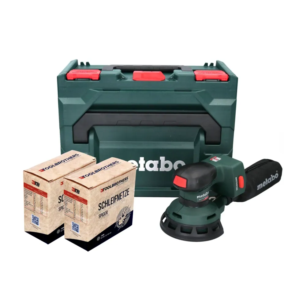 Metabo SXA 18 LTX 125 BL akumulatorowa szlifierka oscylacyjna 18 V 125 mm ( 600146840 ) bezszczotkowa + 2x zestaw ścierny...