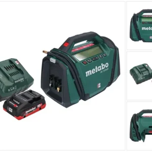 Sprężarka akumulatorowa Metabo AK 18 Multi 18 V 11 bar + 1x akumulator 4,0 Ah + ładowarka