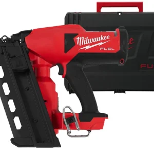 Milwaukee akumulatorowa gwoździarka M18 Fuel Duplex FDN 21° gwoździe 73-92mm czerwono-czarna
