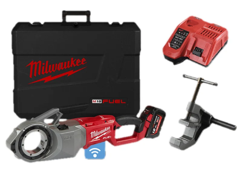 Milwaukee Gwintownica akumulatorowa M18 Fuel FPT2 1/8 do 2 cali Zestaw