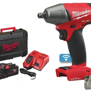 Milwaukee Klucz udarowy M18 ONEIWF12 18V 300Nm 1/2 ONE-KEY z 2 akumulatorami