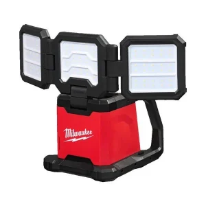 Milwaukee Lampa LED M18 MDTL-0 3 Głowice 4500 Lumenów Czerwono-czarna