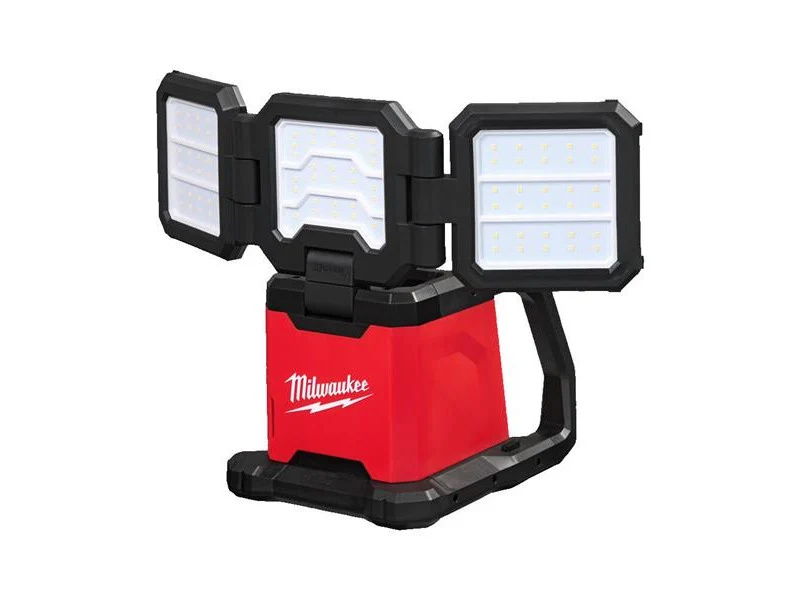 Milwaukee Lampa LED M18 MDTL-0 3 Głowice 4500 Lumenów Czerwono-czarna
