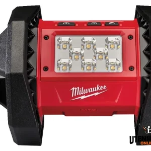 Milwaukee Lampa robocza LED M18 AL-0 1500 lumenów 18 V bez akumulatora, czerwona