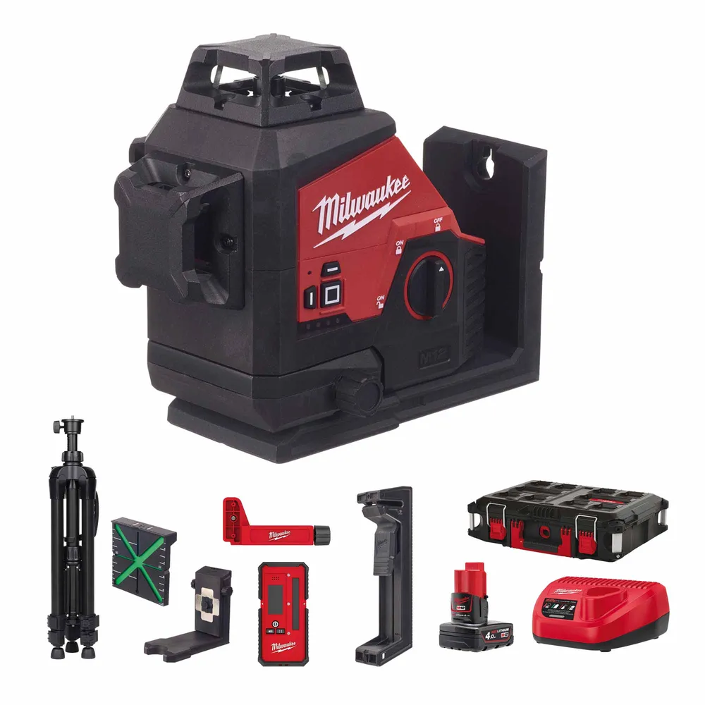 Milwaukee M12 3PLKIT-401P Poziomica laserowa