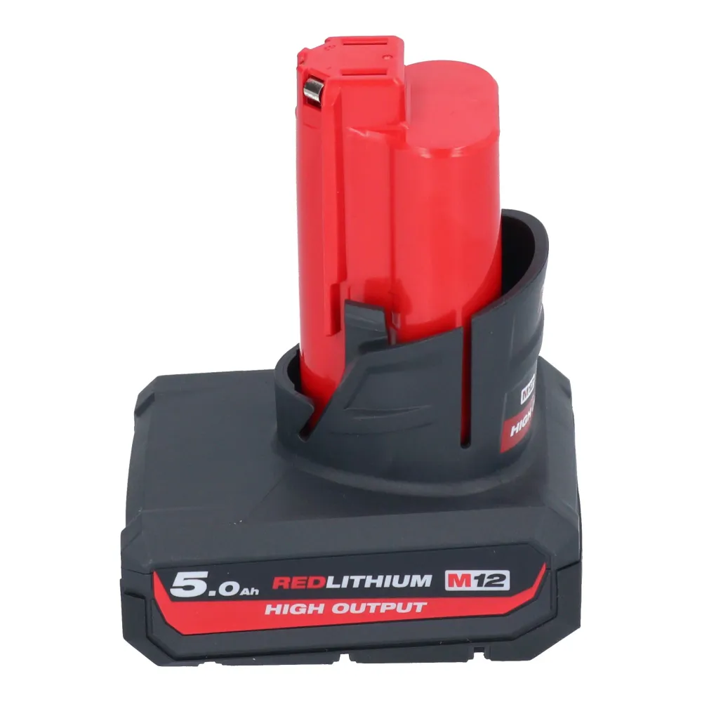Milwaukee M12 FQID-501 akumulatorowy klucz udarowy 12 V 50 Nm 1/4" bezszczotkowy + 1x akumulator 5,0 Ah - bez ładowarki