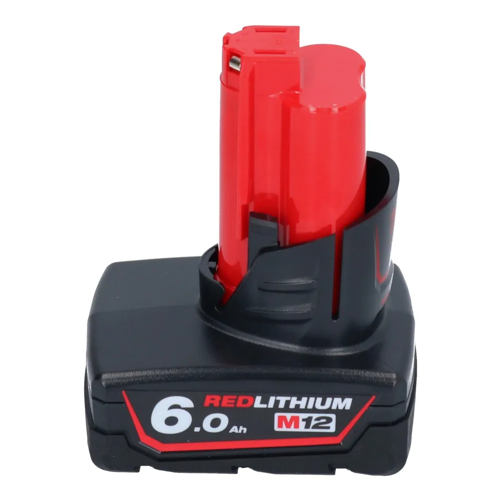 Milwaukee M12 FQID-601 akumulatorowy klucz udarowy 12 V 50 Nm 1/4" bezszczotkowy + 1x akumulator 6,0 Ah - bez ładowarki