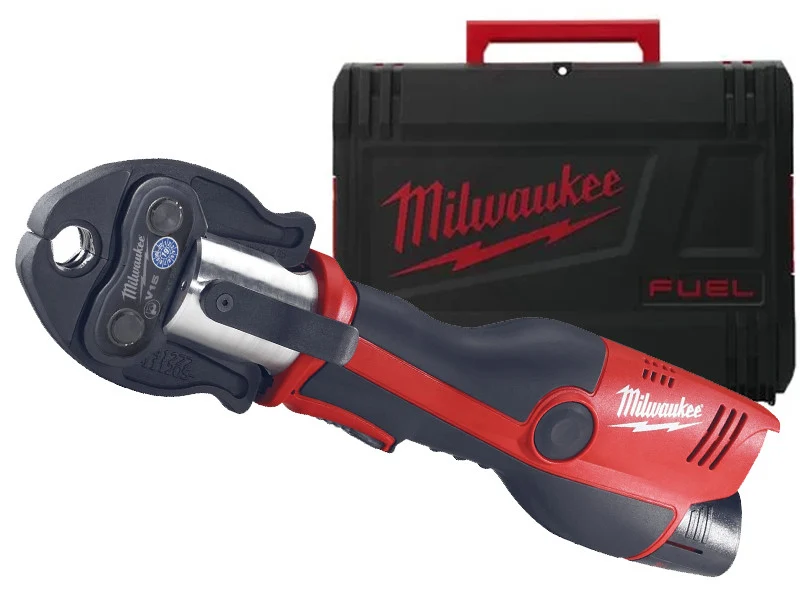 Milwaukee M12 HPT bezprzewodowa prasa hydrauliczna 35mm czerwono-czarna 19kN