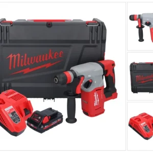 Milwaukee M18 BLHX-301X akumulatorowy młot udarowo-obrotowy 18 V 2,3 J bezszczotkowy + 1x akumulator 3,0 Ah + ładowarka +...