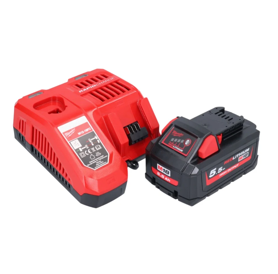 Milwaukee M18 BLHX-551X akumulatorowy młot udarowo-obrotowy 18 V 2,3 J bezszczotkowy + 1x akumulator 5,5 Ah + ładowarka +...