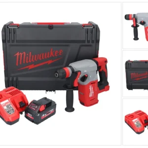 Milwaukee M18 BLHX-551X akumulatorowy młot udarowo-obrotowy 18 V 2,3 J bezszczotkowy + 1x akumulator 5,5 Ah + ładowarka +...