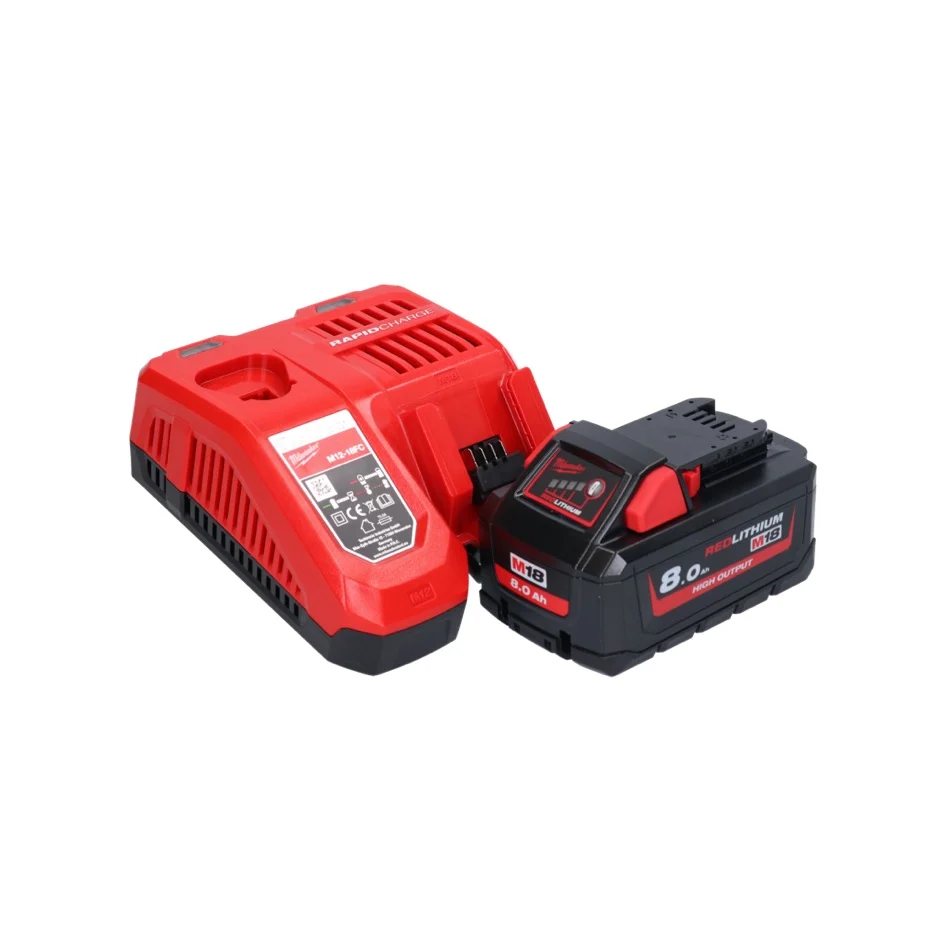 Milwaukee M18 FAP180-801 polerka akumulatorowa 18 V 180 mm bezszczotkowa + 1x akumulator 8,0 Ah + ładowarka