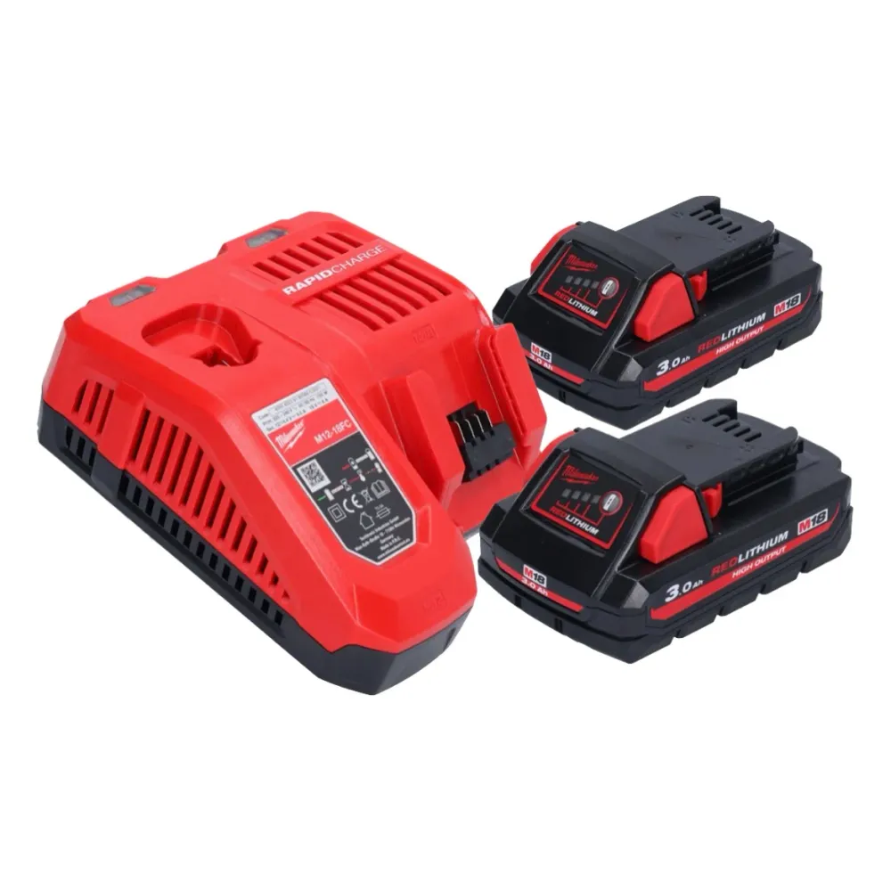 Milwaukee M18 FDGROVPDB-302X Akumulatorowa szlifierka prosta 18 V bezszczotkowa + 2x akumulator 3,0 Ah + ładowarka + pudeł...
