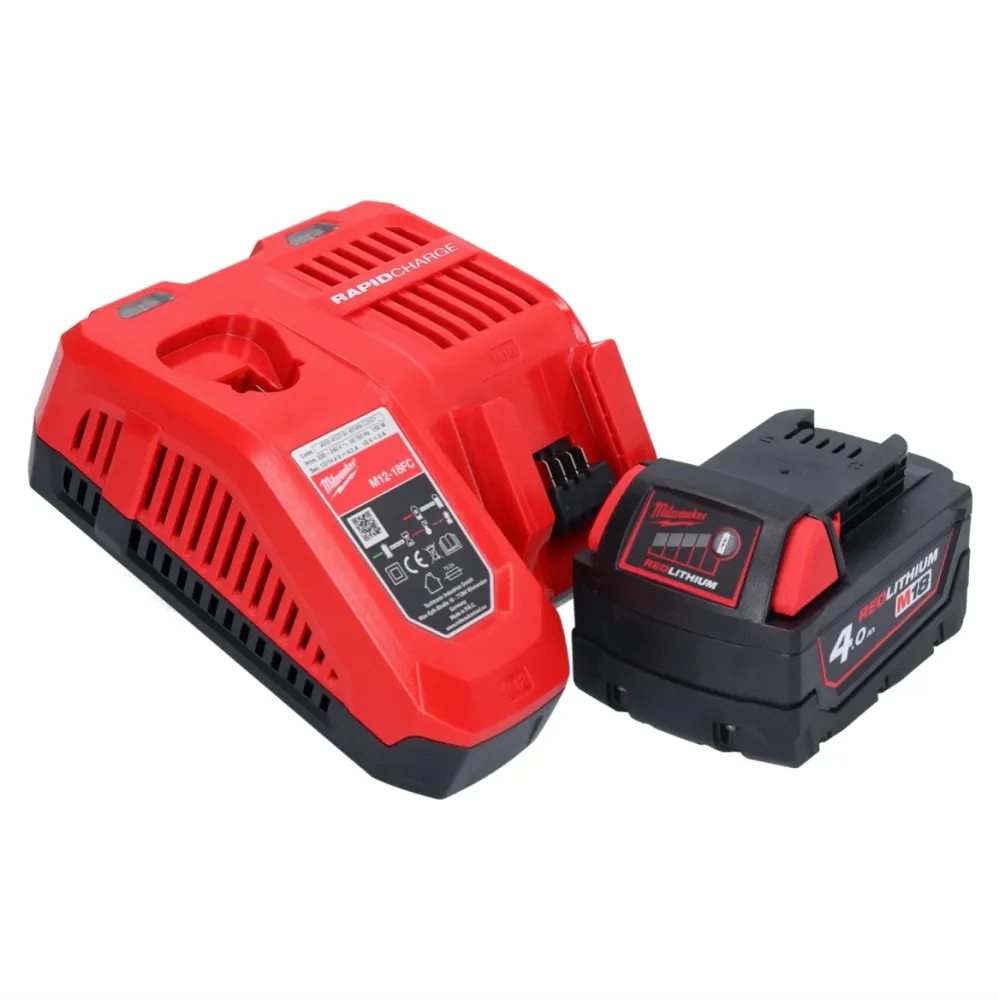 Milwaukee M18 FID3-401X Akumulatorowy klucz udarowy 18 V 1/4" 226 Nm bezszczotkowy + 1x akumulator 4,0 Ah + ładowarka + sk...