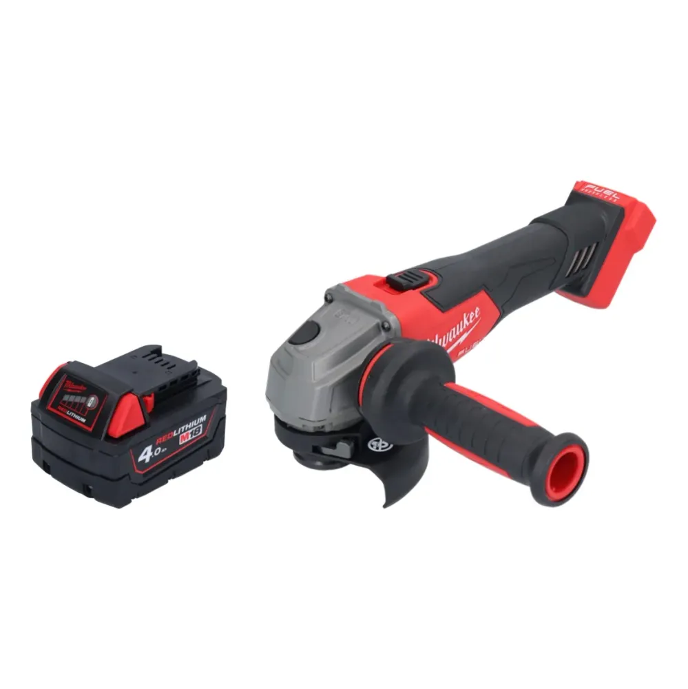 Milwaukee M18 FSAG115X-401 Akumulatorowa szlifierka kątowa 18 V 115 mm bezszczotkowa + 1x akumulator 4,0 Ah - bez ładowarki