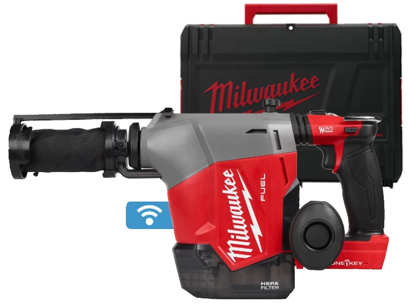 Milwaukee M18 Fuel młotowiertarka FHAFOH16-0X z wbudowanym systemem odpylającym 2.3J 18V