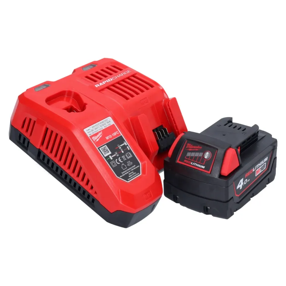 Milwaukee M18 ONEFHPX-401X Akumulatorowy młot udarowo-obrotowy 18 V 5,0 J bezszczotkowy + 1x akumulator 4,0 Ah + ładowarka...