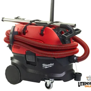 Milwaukee AS 30 MAC Odkurzacz 30L Klasa M Filtr PTFE Czerwono-czarny Profesjonalny