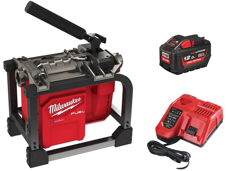 Milwaukee maszyna do udrażniania rur M18 Fuel FCSSM 32-160mm zestaw akumulatorowy
