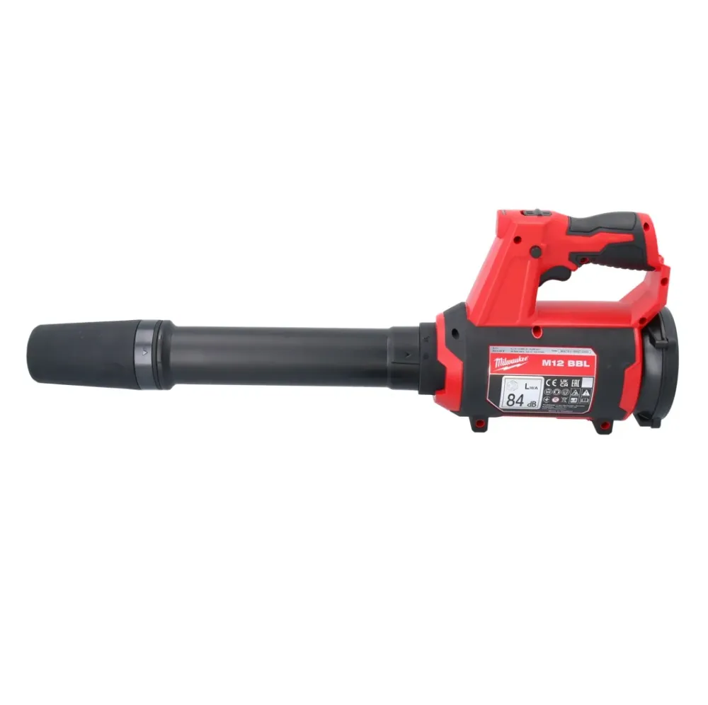 Milwaukee M12 BBL-202 akumulatorowa dmuchawa 12 V + 2x akumulator 2,0 Ah + ładowarka