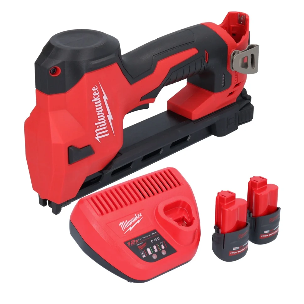 Milwaukee M12 BCST-252 wkrętarka akumulatorowa 12 V 19 x 25,4 mm + 2x akumulator 2,5 Ah + ładowarka