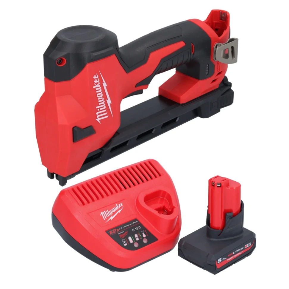 Milwaukee M12 BCST-501 wkrętarka akumulatorowa 12 V 19 x 25,4 mm + 1x akumulator 5,0 Ah + ładowarka