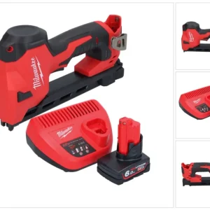 Milwaukee M12 BCST-601 wkrętarka akumulatorowa 12 V 19 x 25,4 mm + 1x akumulator 6,0 Ah + ładowarka