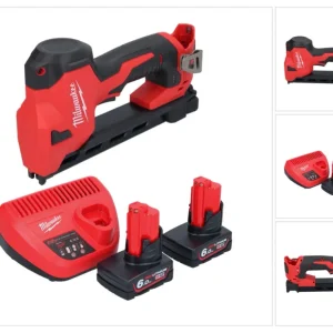 Milwaukee M12 BCST-602 wkrętarka akumulatorowa 12 V 19 x 25,4 mm + 2x akumulator 6,0 Ah + ładowarka