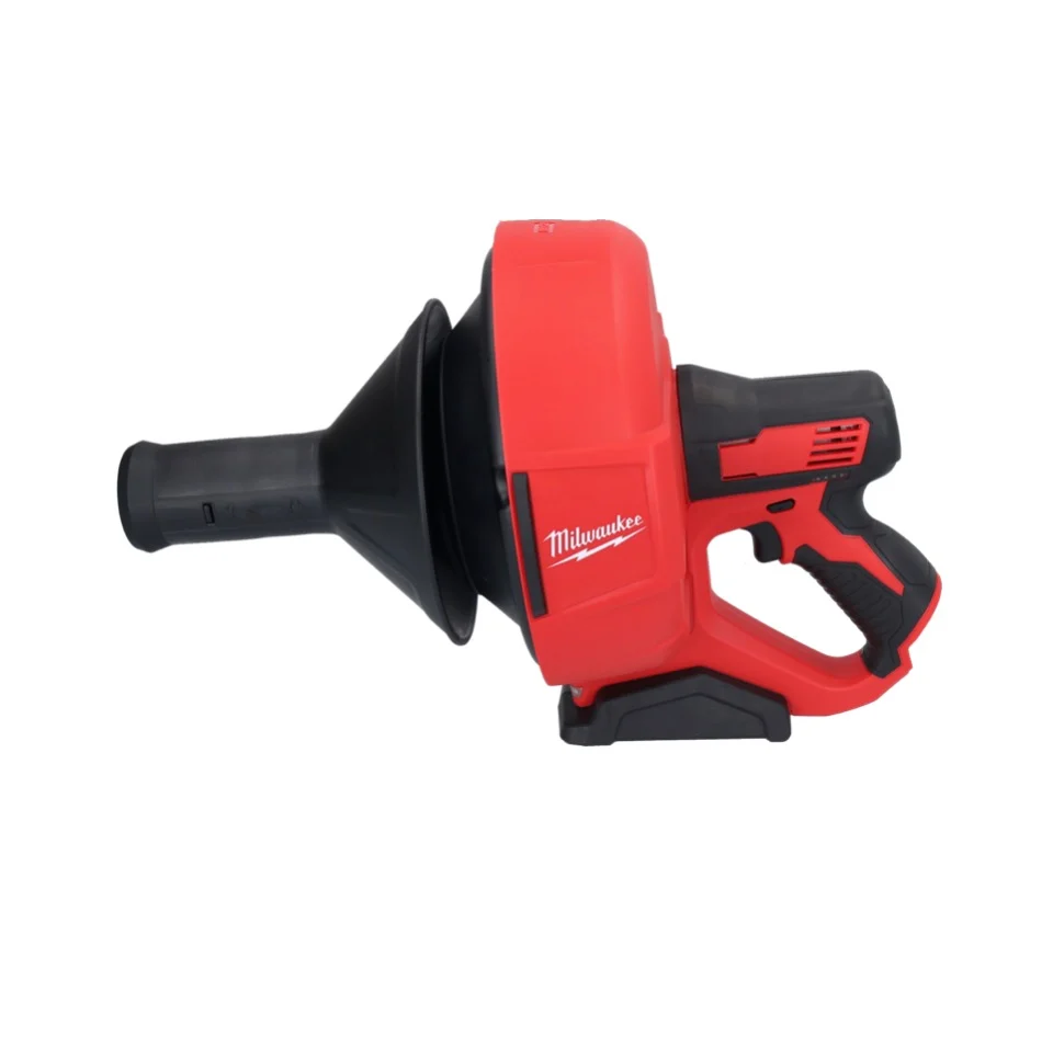 Milwaukee M12 BDC6-202C akumulatorowy udrażniacz do rur 12 V + 2x akumulator 2,0 Ah + ładowarka + spirala + wiadro