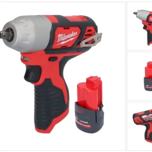 Milwaukee M12 BIW38-251 Akumulatorowy klucz udarowy 12 V 135 Nm 3/8" + 1x akumulator 2,5 Ah - bez ładowarki