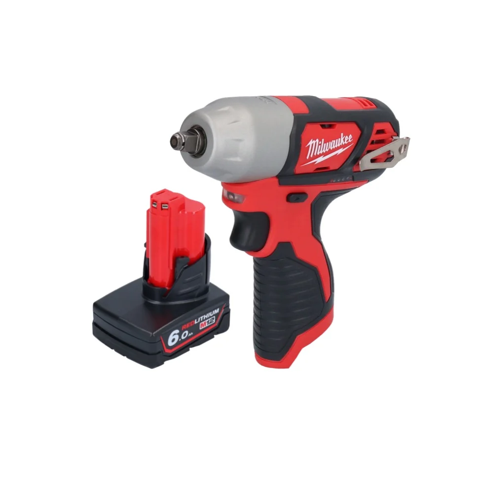 Milwaukee M12 BIW38-601 akumulatorowy klucz udarowy 12 V 135 Nm 3/8˝ + 1x akumulator 6,0 Ah - bez ładowarki