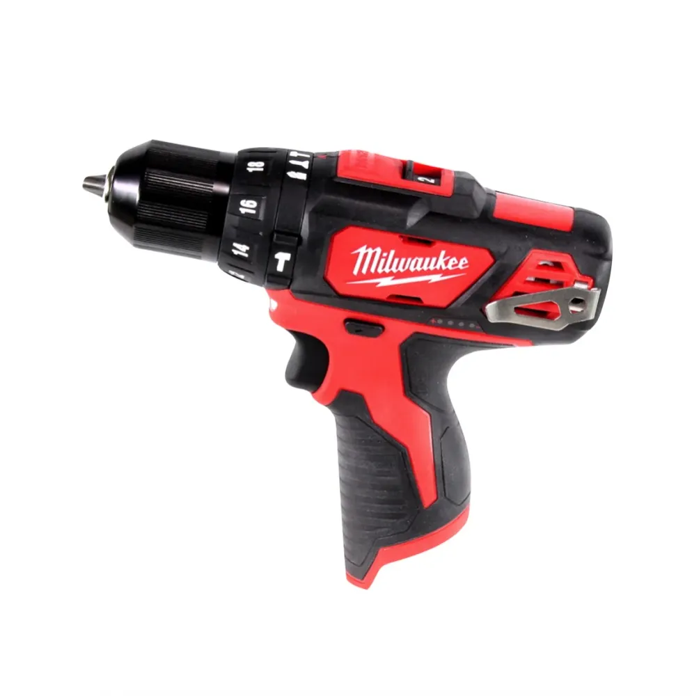 Milwaukee M12 BPD akumulatorowa wiertarka udarowa 12 V 30 Nm solo + walizka - bez akumulatora, bez ładowarki