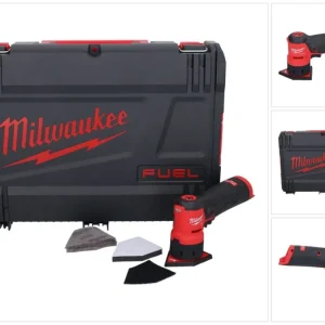 Milwaukee M12 FDSS-0X akumulatorowa szlifierka punktowa 12 V 88,8 x 63,5 mm bezszczotkowa + skrzynka HD - bez akumulatora,...