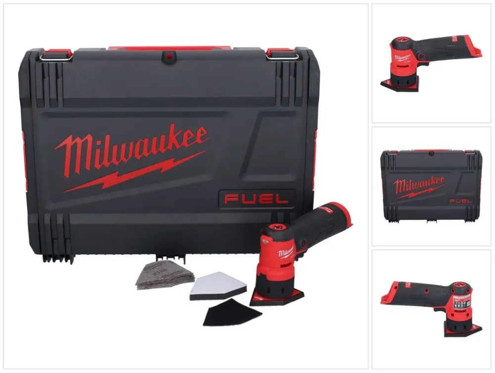 Milwaukee M12 FDSS-0X akumulatorowa szlifierka punktowa 12 V 88,8 x 63,5 mm bezszczotkowa + skrzynka HD - bez akumulatora,...