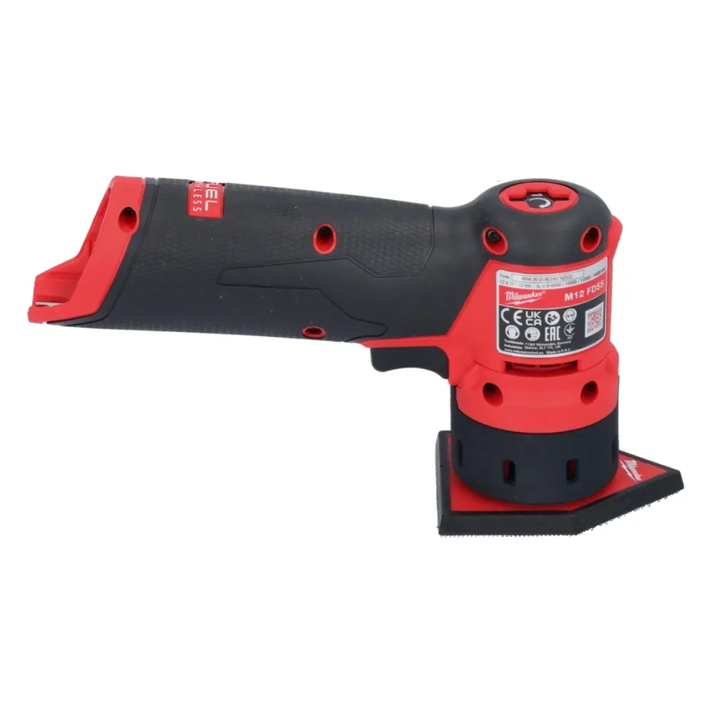 Milwaukee M12 FDSS-0X akumulatorowa szlifierka punktowa 12 V 88,8 x 63,5 mm bezszczotkowa + skrzynka HD - bez akumulatora,...