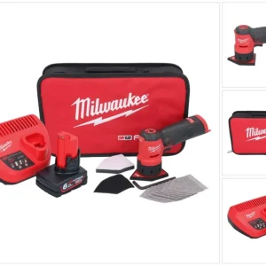 Milwaukee M12 FDSS-601B akumulatorowa szlifierka punktowa 12 V 88,8 x 63,5 mm + 1x akumulator 6,0 Ah + ładowarka