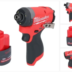 Milwaukee M12 FID2-251 akumulatorowy klucz udarowy 12 V 170 Nm 1/4" bezszczotkowy + 1x akumulator 2,5 Ah - bez ładowarki