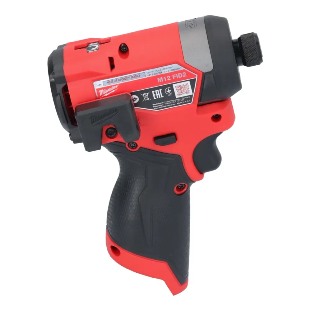 Milwaukee M12 FID2-251 akumulatorowy klucz udarowy 12 V 170 Nm 1/4" bezszczotkowy + 1x akumulator 2,5 Ah - bez ładowarki