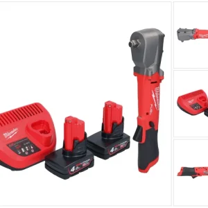 Milwaukee M12 FRAIWF12-402 Akumulatorowy kątowy klucz udarowy 12 V 1/2" 270 Nm bezszczotkowy + 2x akumulator 4,0 Ah + łado...