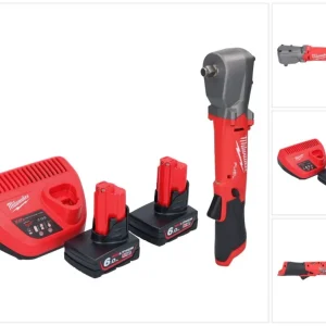 Milwaukee M12 FRAIWF12-602 akumulatorowy klucz udarowy 12 V 1/2" 270 Nm bezszczotkowy + 2x akumulator 6,0 Ah + ładowarka