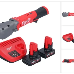 Milwaukee M12 FRAIWF38-402 akumulatorowy klucz udarowy 12 V 3/4" 270 Nm bezszczotkowy + 2x akumulator 4,0 Ah + ładowarka