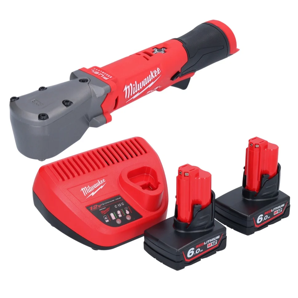 Milwaukee M12 FRAIWF38-602 akumulatorowy klucz udarowy 12 V 3/4" 270 Nm bezszczotkowy + 2x akumulator 6,0 Ah + ładowarka
