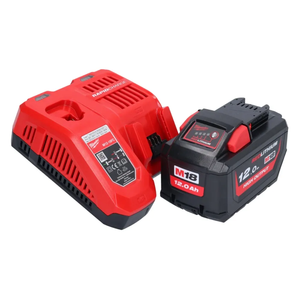 Milwaukee M18 FCVN24-121 Akumulatorowy wibrator do betonu 18 V 2,4 m bezszczotkowy + 1x akumulator 12,0 Ah + ładowarka